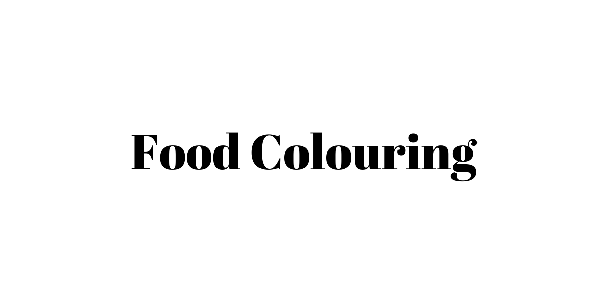Food Colouring