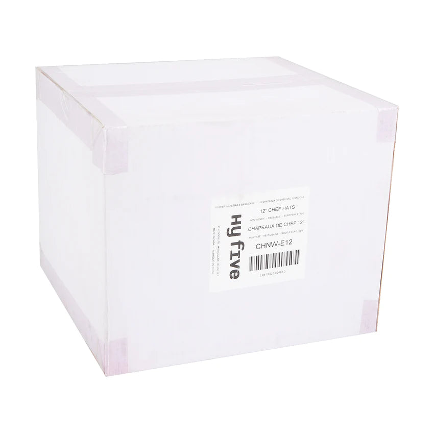 Hy Five 12" Chef Hat European Style Non Woven CHNW-E12