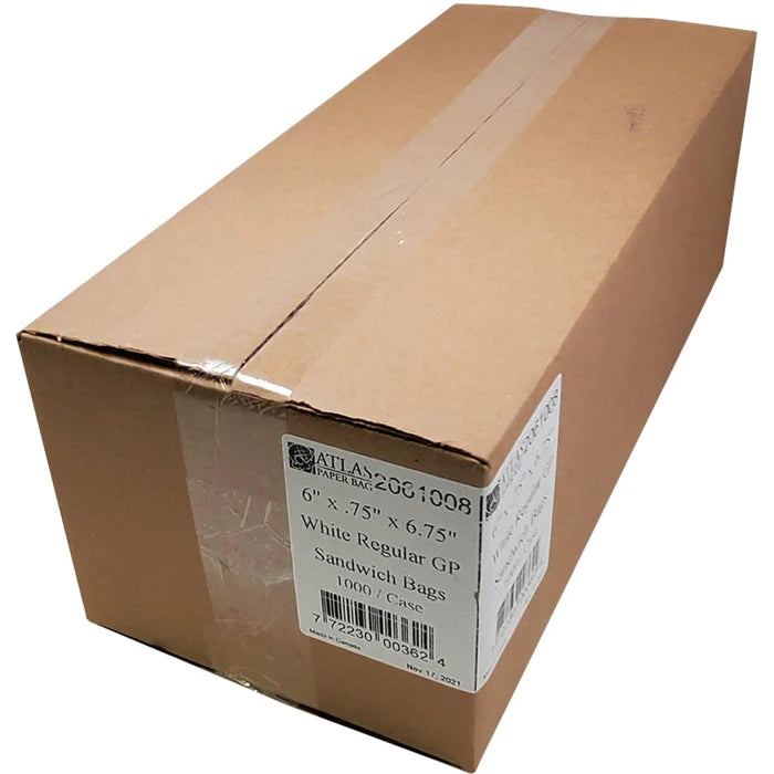 Atlas - Sandwich Bag - Grease Proof - Regular - 6x0.75x6.75
