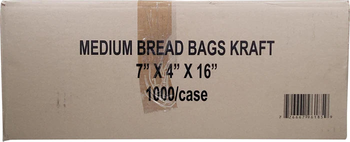 Atlas - Bread Bags - Medium - Brown - 7X4X16