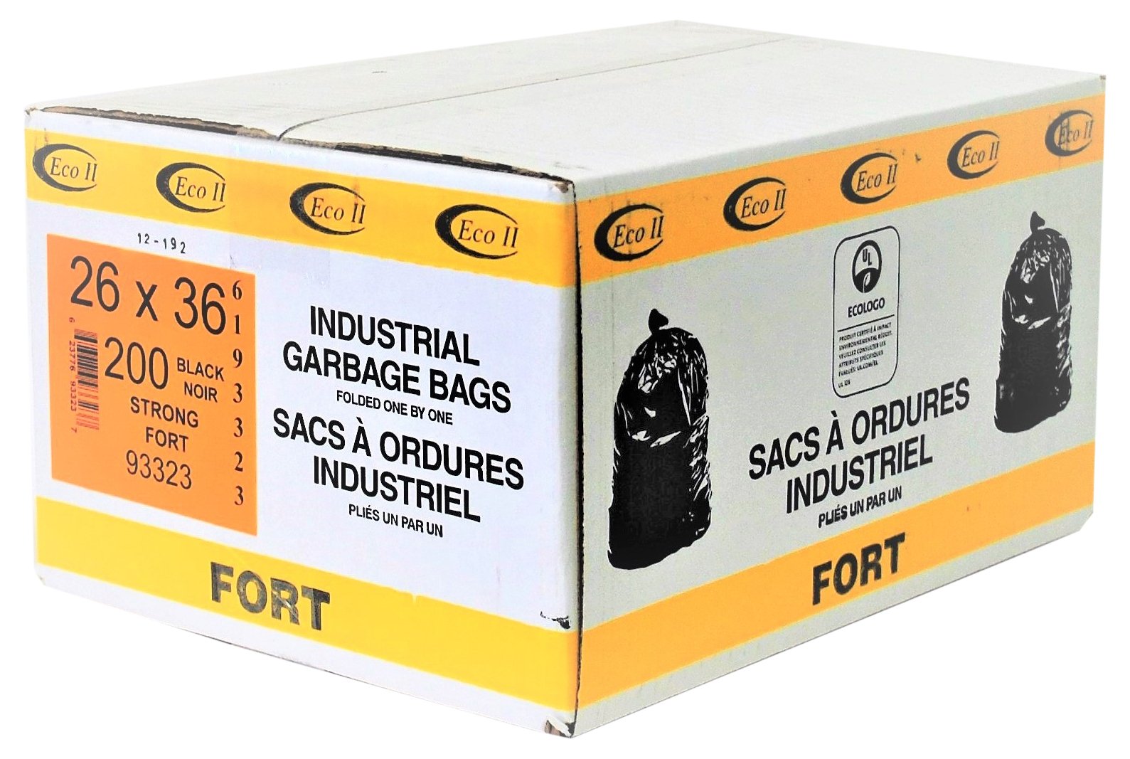 Garbage Bags - Strong - Black - 26"X36"