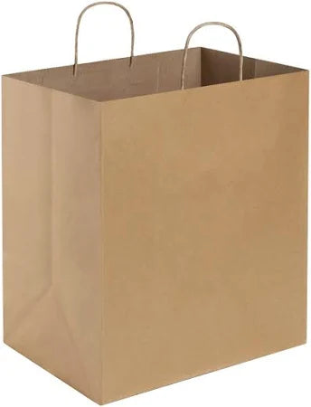 Brown Paper Bag With Twisted Handle - 14x10x15 - 200Ct