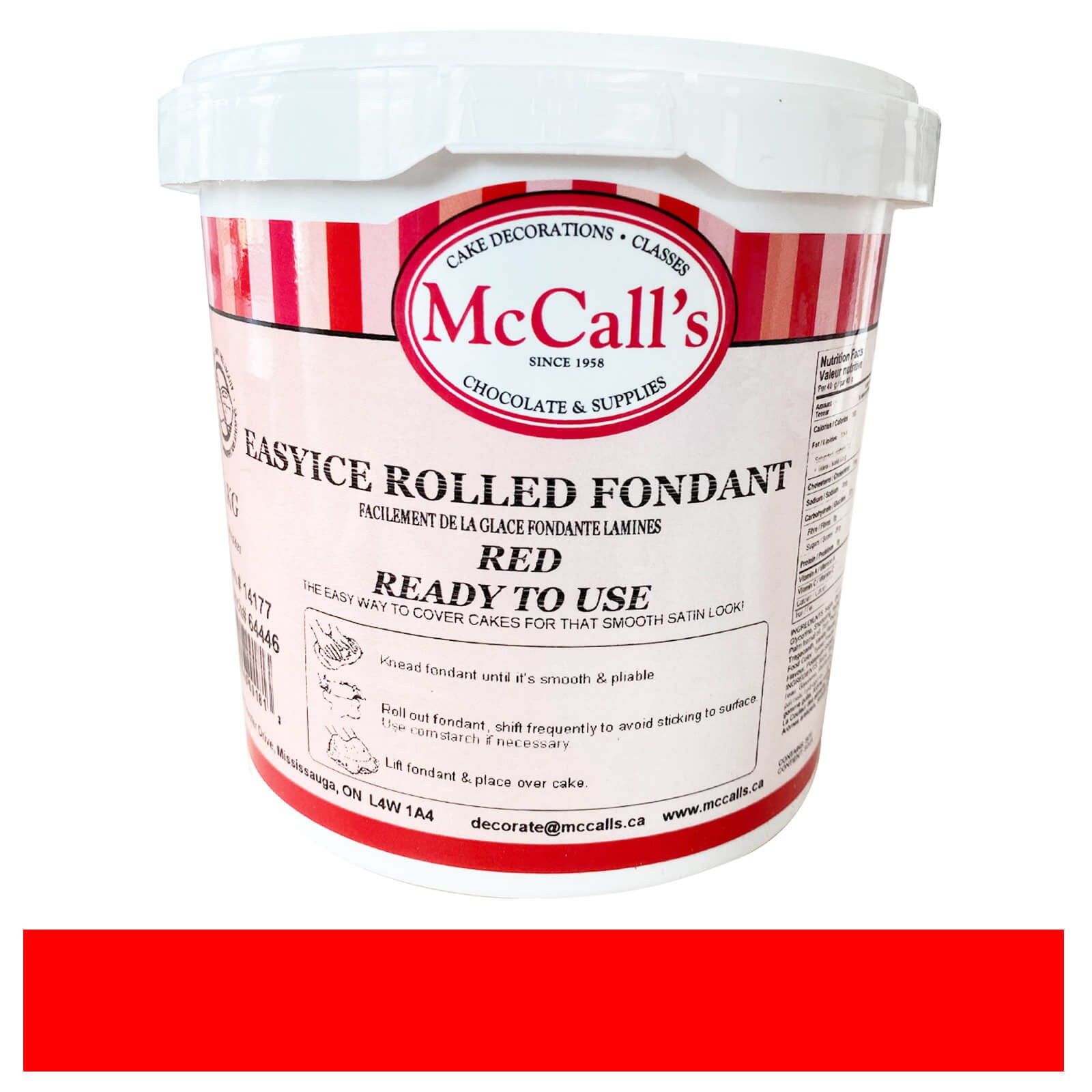 McCall's - Fondant Easyice Red
