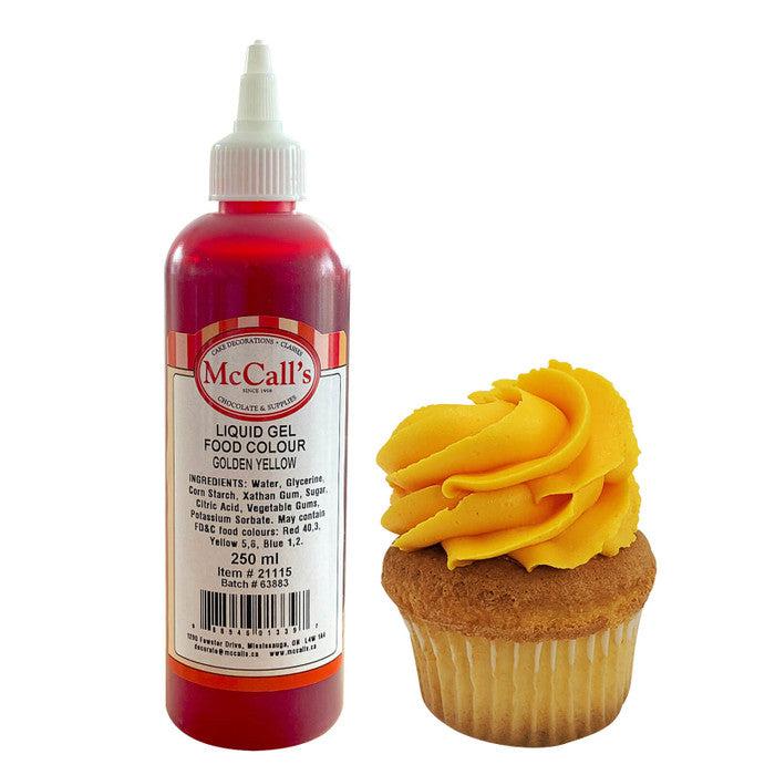 McCall's - Gel Liquid Food Color Golden Yellow 10.5Oz