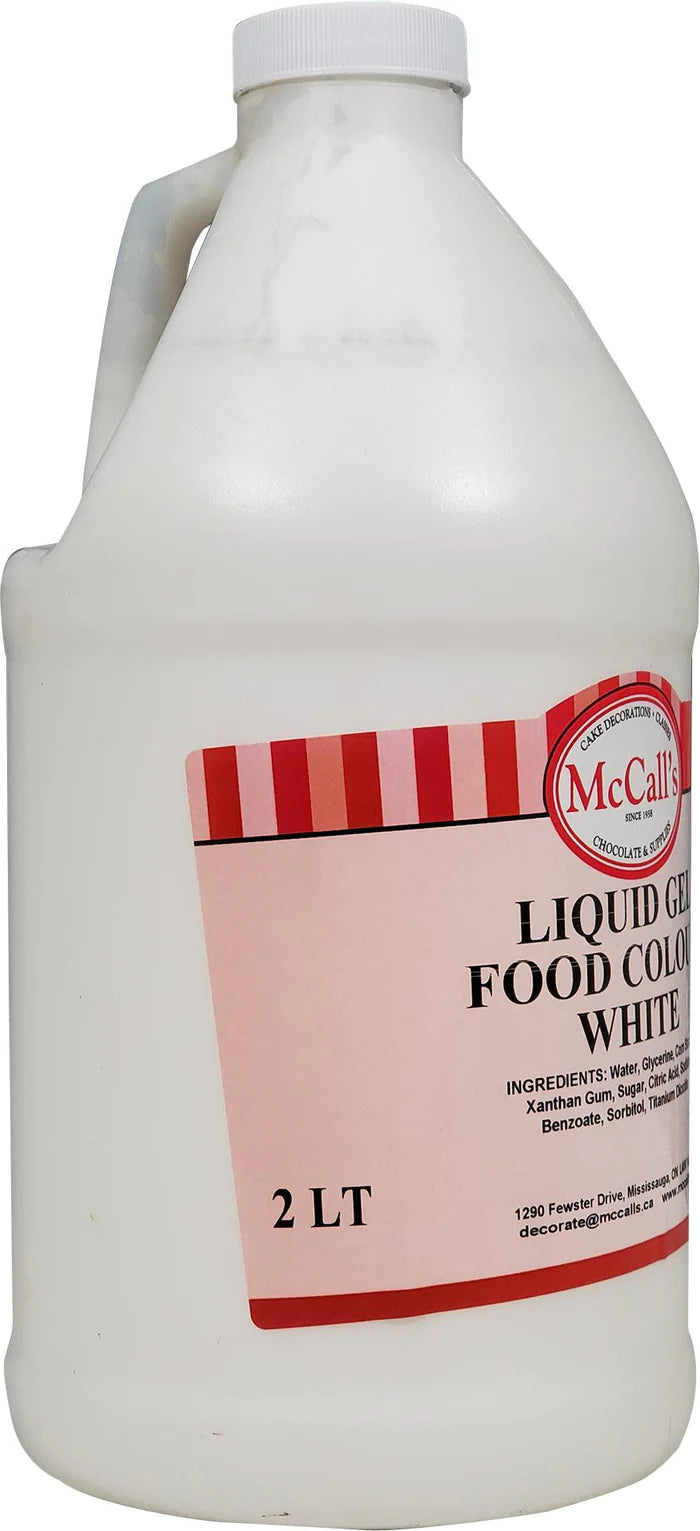 McCall's - Gel Liquid Food Color White