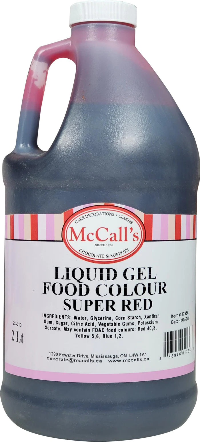 McCall's - Gel Liquid Food Color Super Red