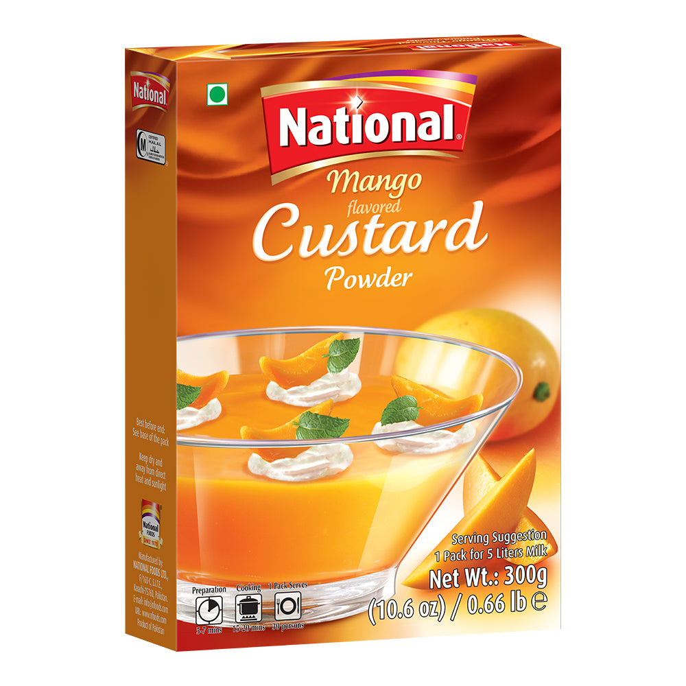 National - Custard Powder - Mango - 300g