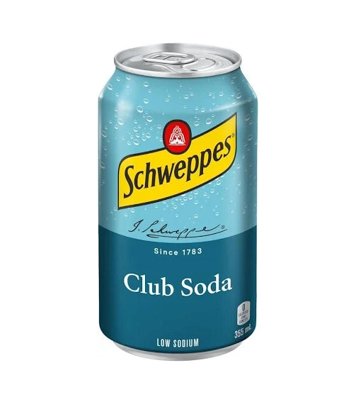 Schweppes - Club Soda - Cans