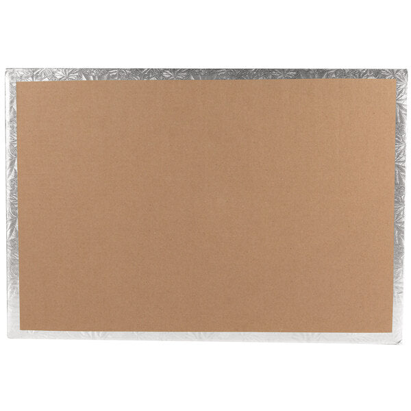 Enjay - 17.5X25.5X1/4 - Cake Board (Foldunder) - Silver