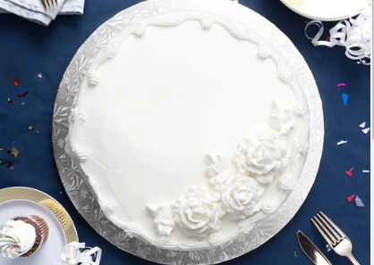 Enjay - Cake Board - Round - White - 8X1/2