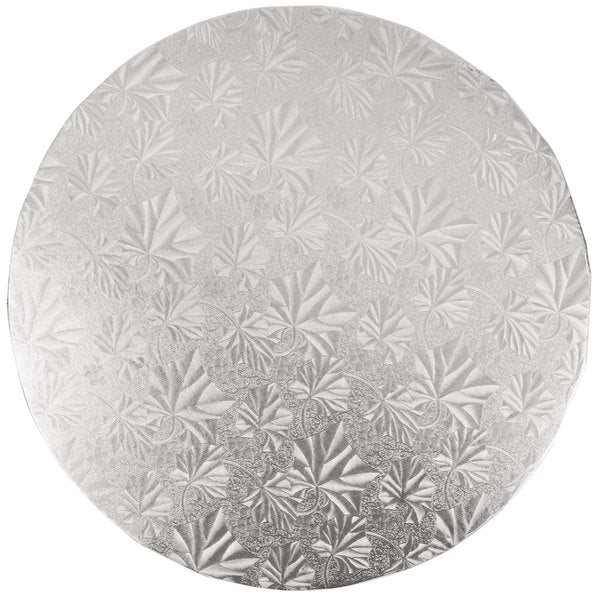 Enjay - Cake Board - Round - Silver - 10X1/2