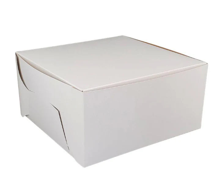 White Cake Boxes - 8X8X5