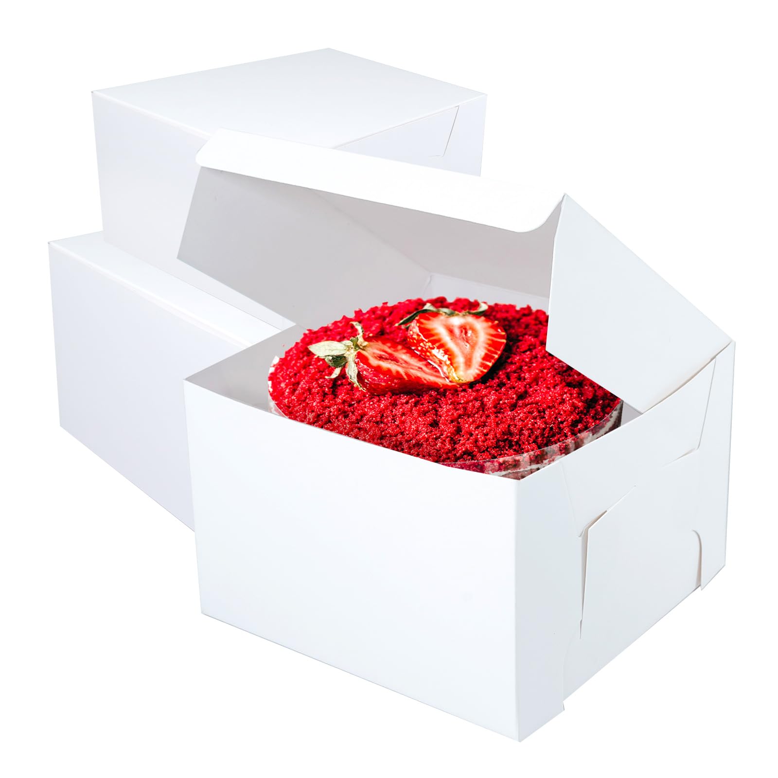 White Cake Boxes - 12X12X6