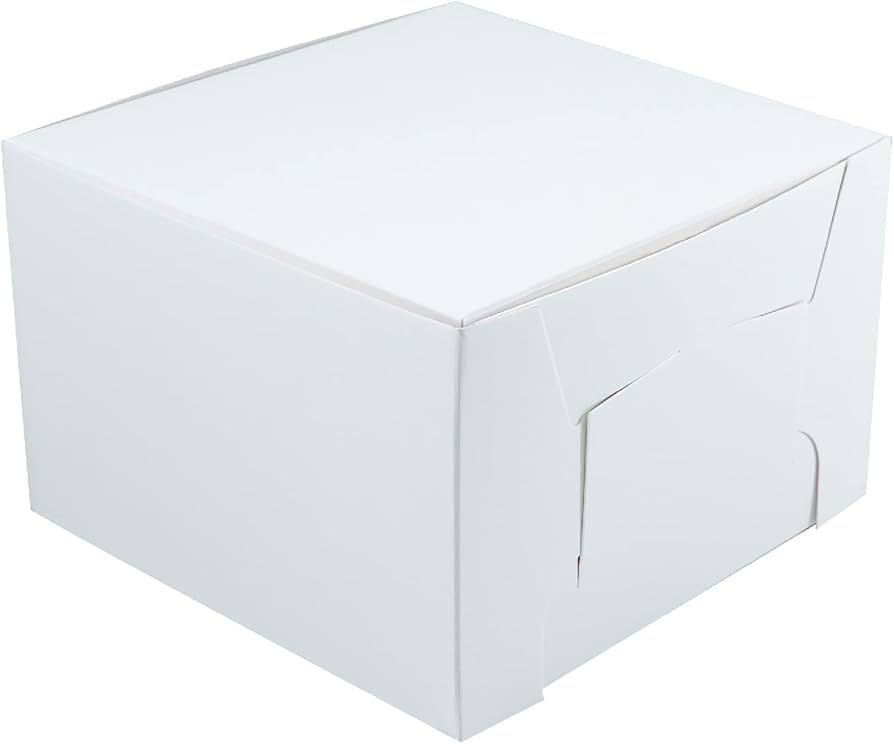 White Cake Boxes - 14X14X6