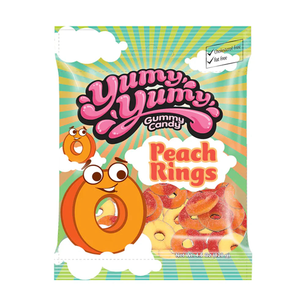 Yummy Yummy - Peach Rings - 128g