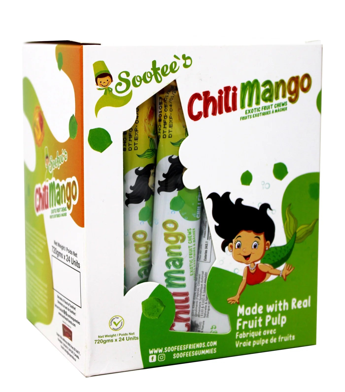 Soofie's - Raw Mango Chilli Fruit Gummies- 24g