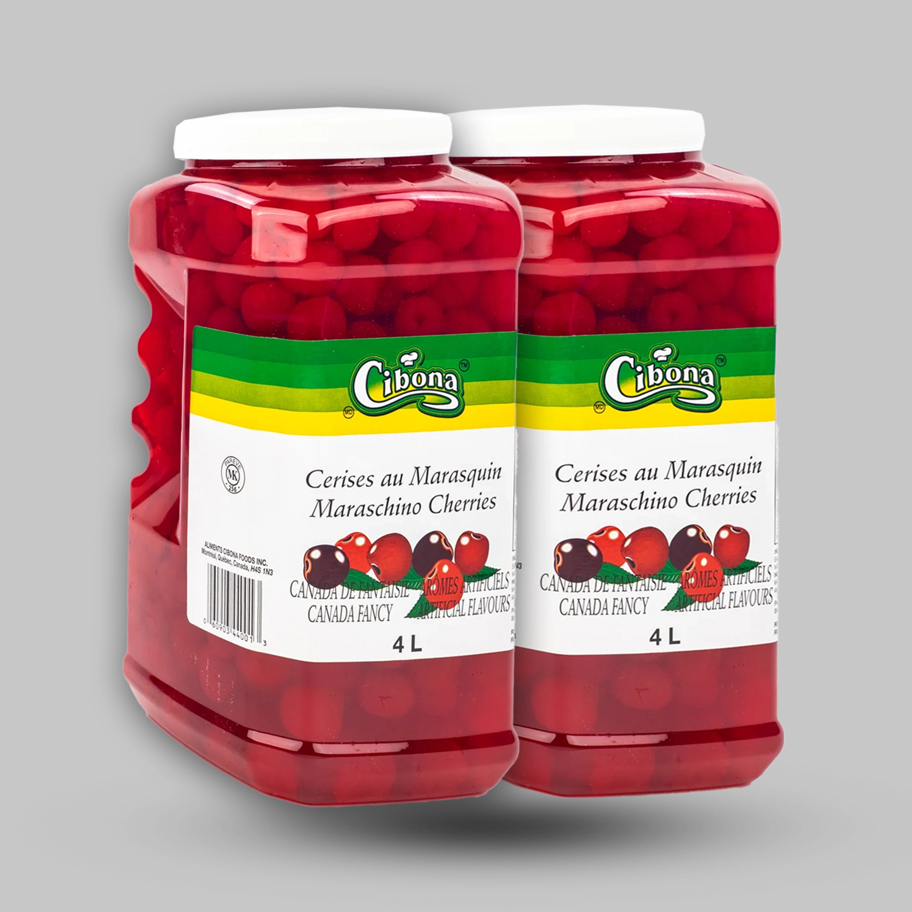 Cibona - Red Cocktail Cherry With Stem - 4L