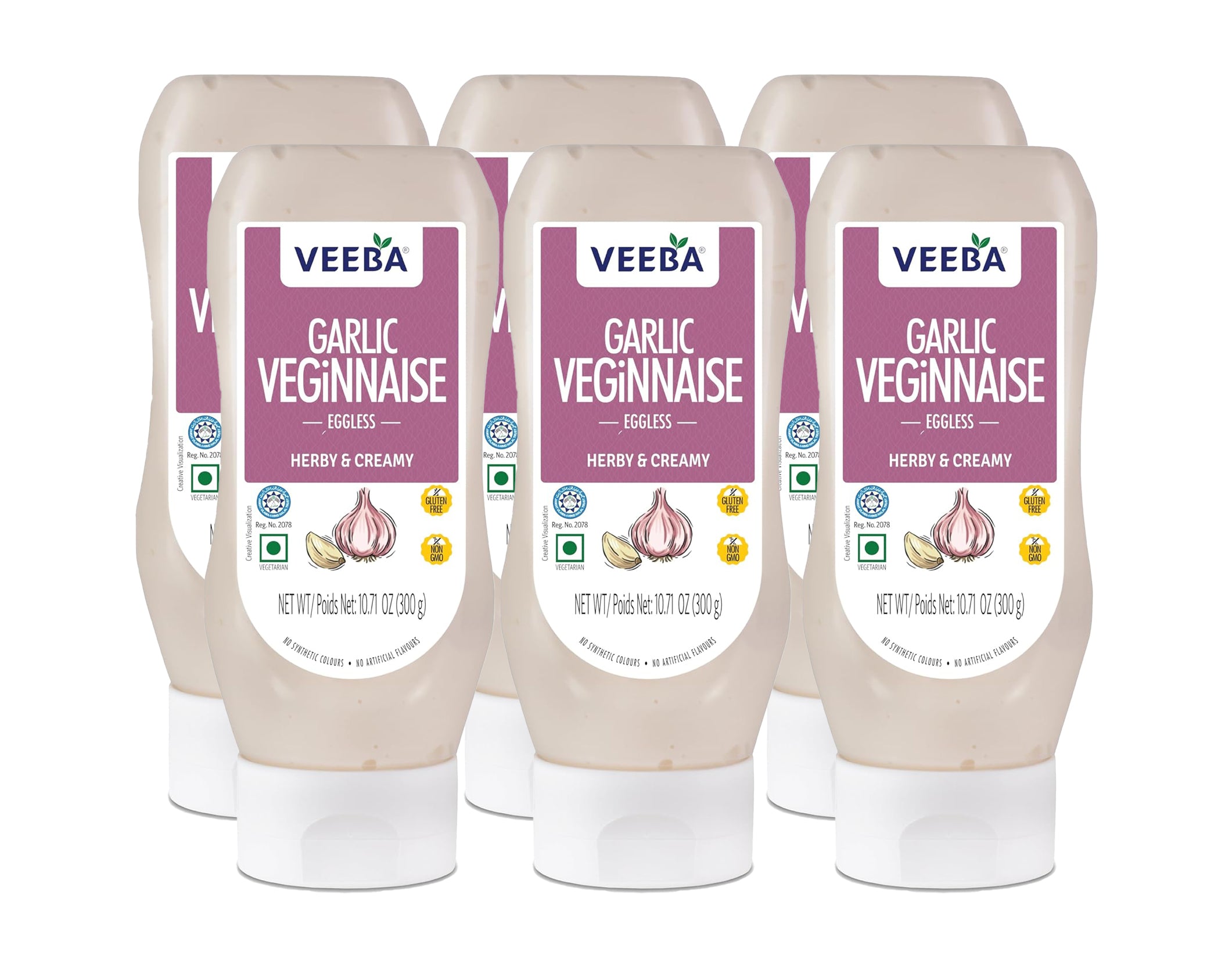 Veeba Garlic Veginnaise Eggless - 300g
