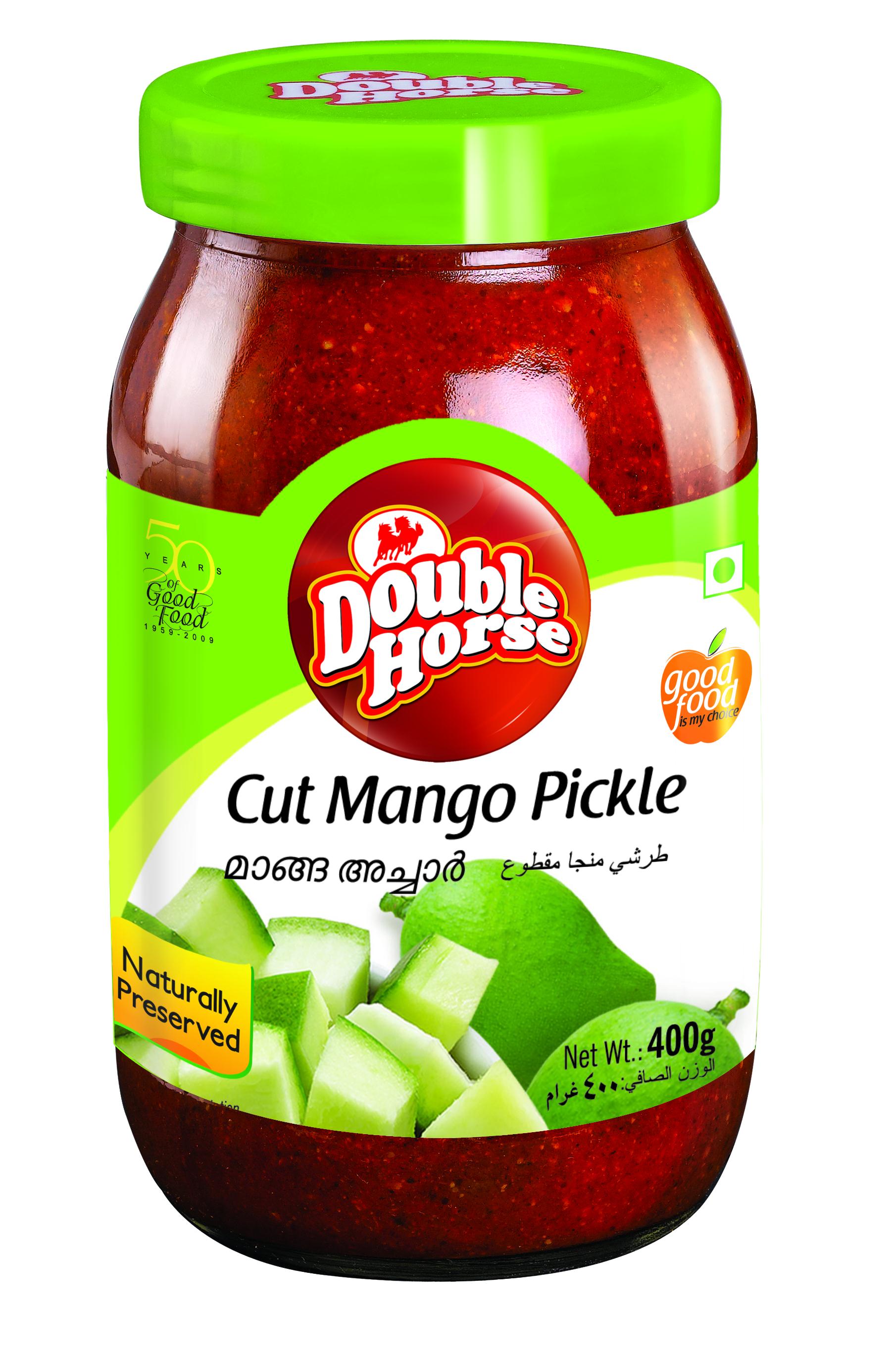 Double Horse - Cut Mango Pickle - 400g
