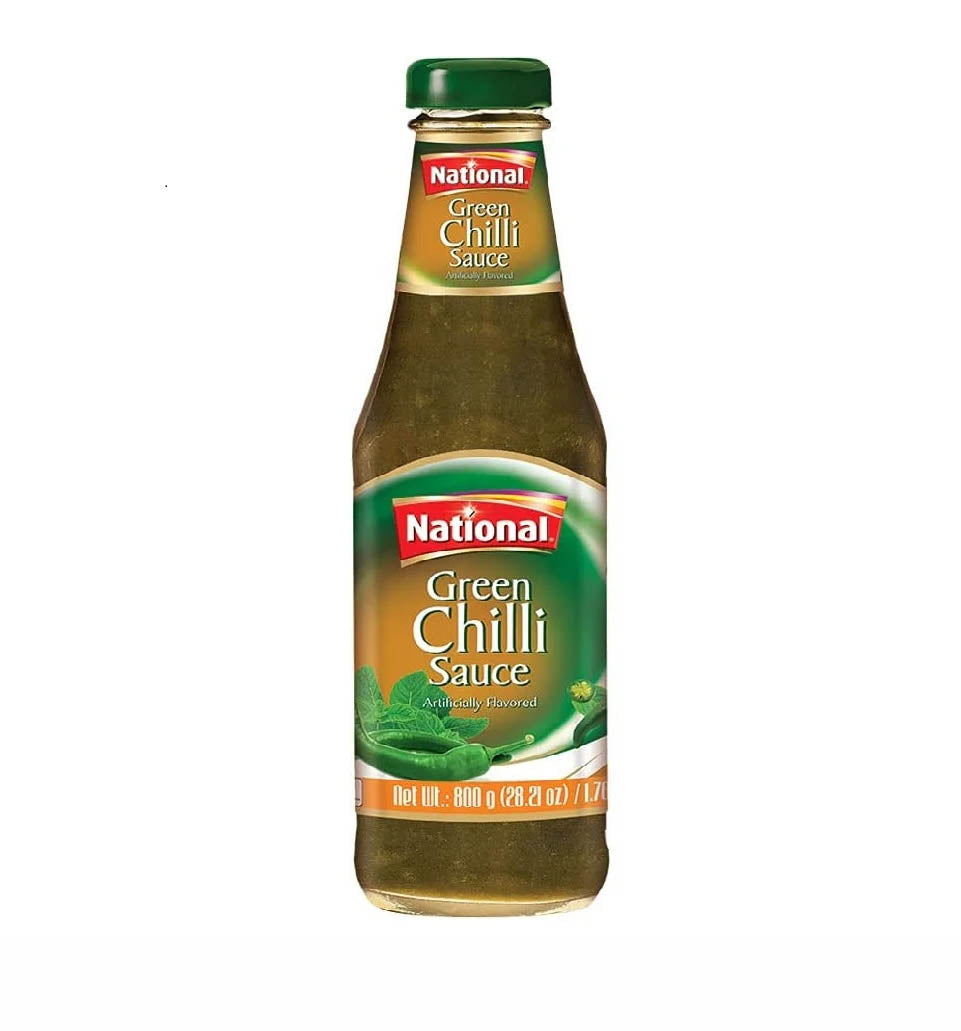 National - Green Chilli Sauce - 800g