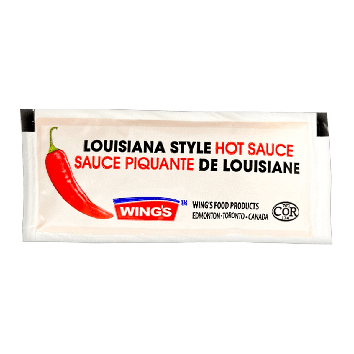 Wing's - Louisiana Style Hot Sauce - 8.5ml