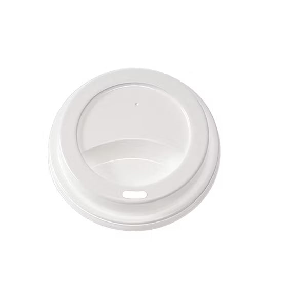 PPP - Flat Lid White For 8oz Paper Cup