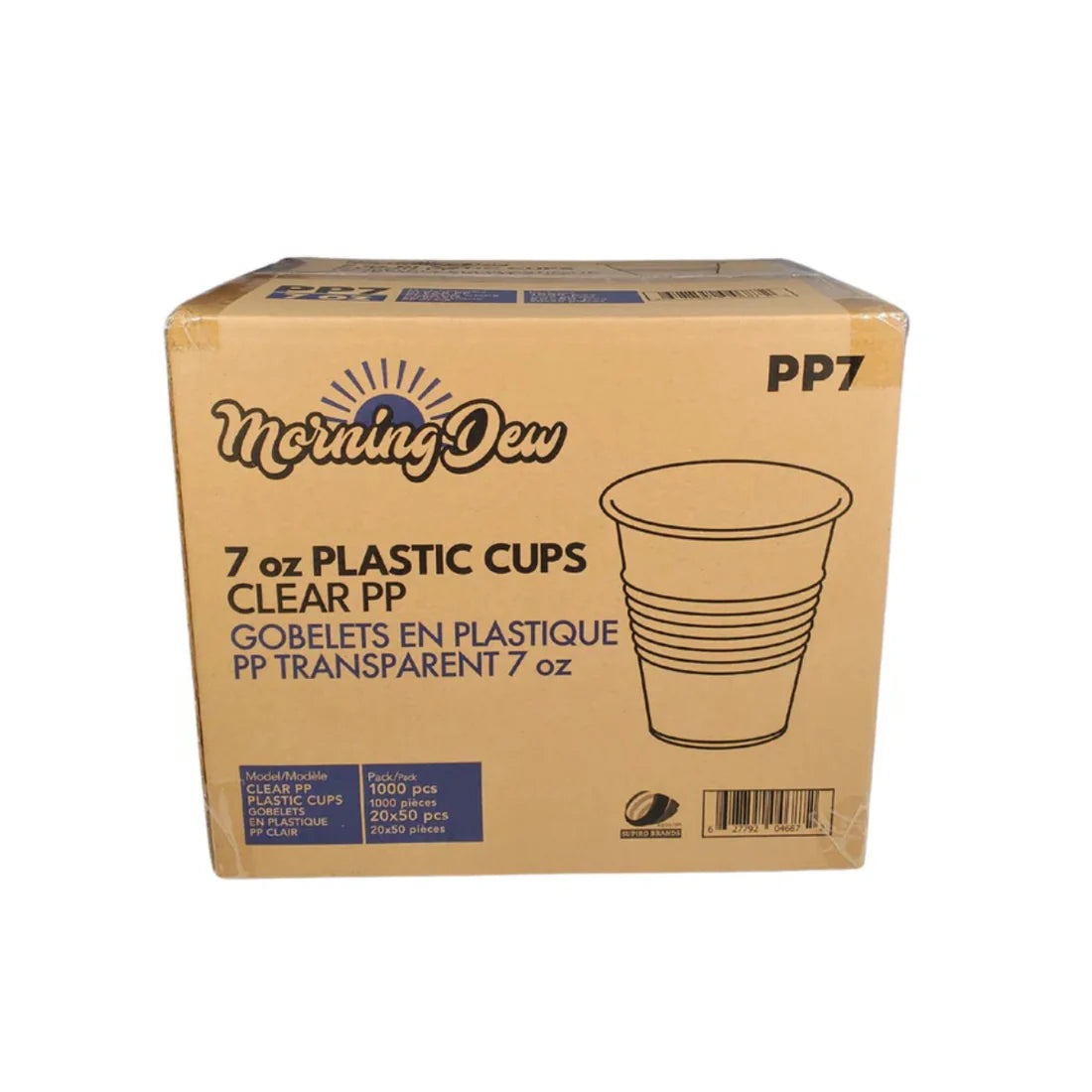 Morning Dew - 7oz Translucent Cups