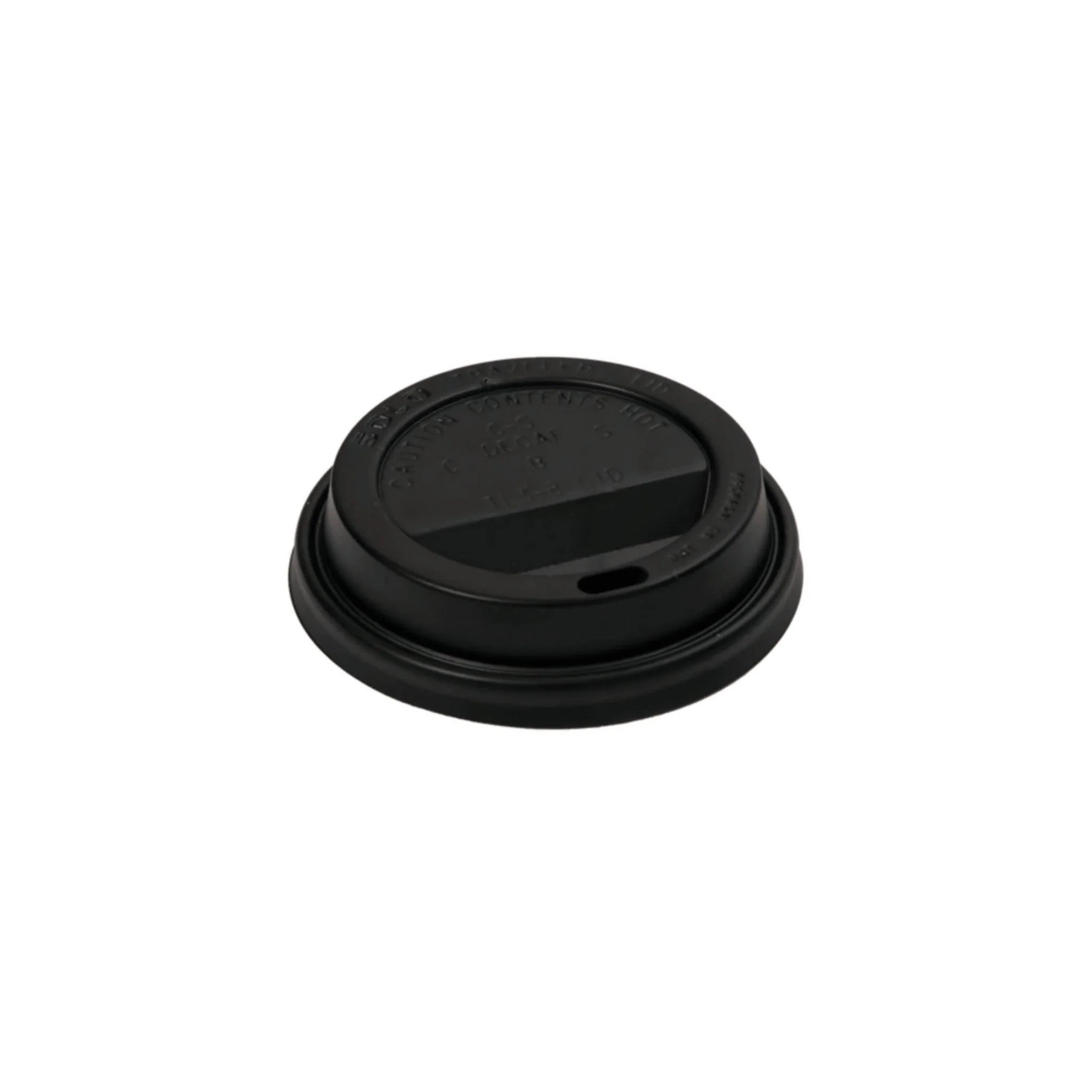 Flat Lid Black/White For 10oz-24oz paper Cup