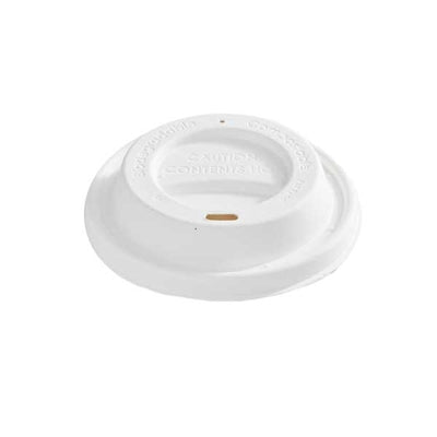 Tenclouds - 3.2" Baggase Dome Lid For 8oz Paper Cup