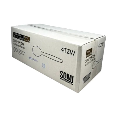 Soup Spoon - Medium - White