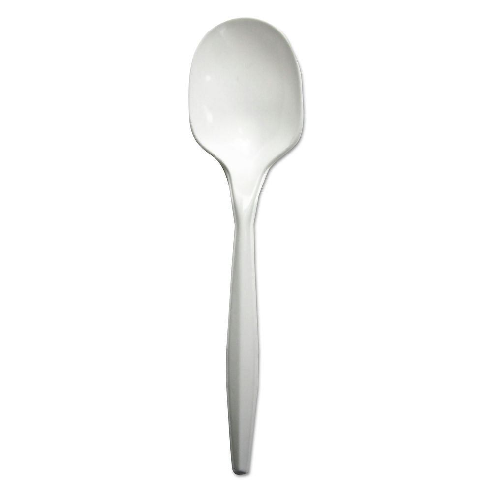 Soup Spoon Ruby - Medium heavy - White