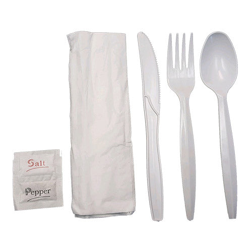 PPP - Cutlery Kit - Medium - White - 6Pc