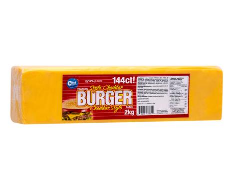 Yellow Cheddar Style Burger Slice 144 ct. 80631