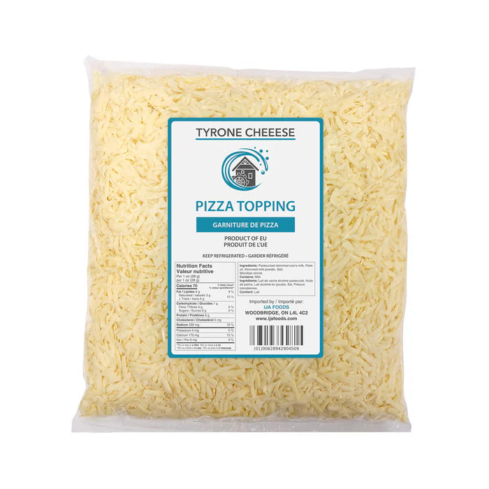 Tyrone - Pizza Toppping Shredded Cheese - 2Kg.