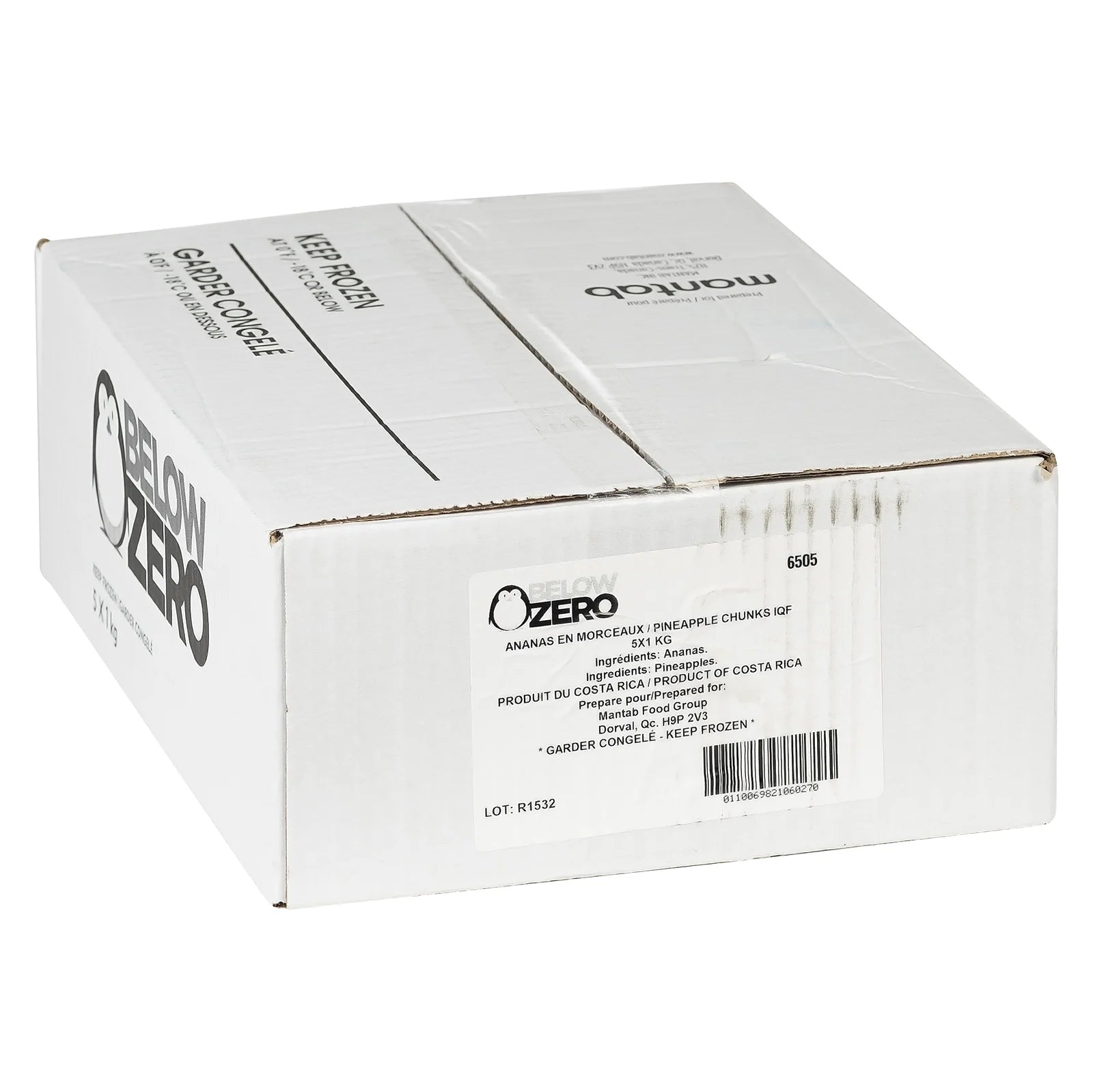 Below Zero - IQF Pineapples Chunks