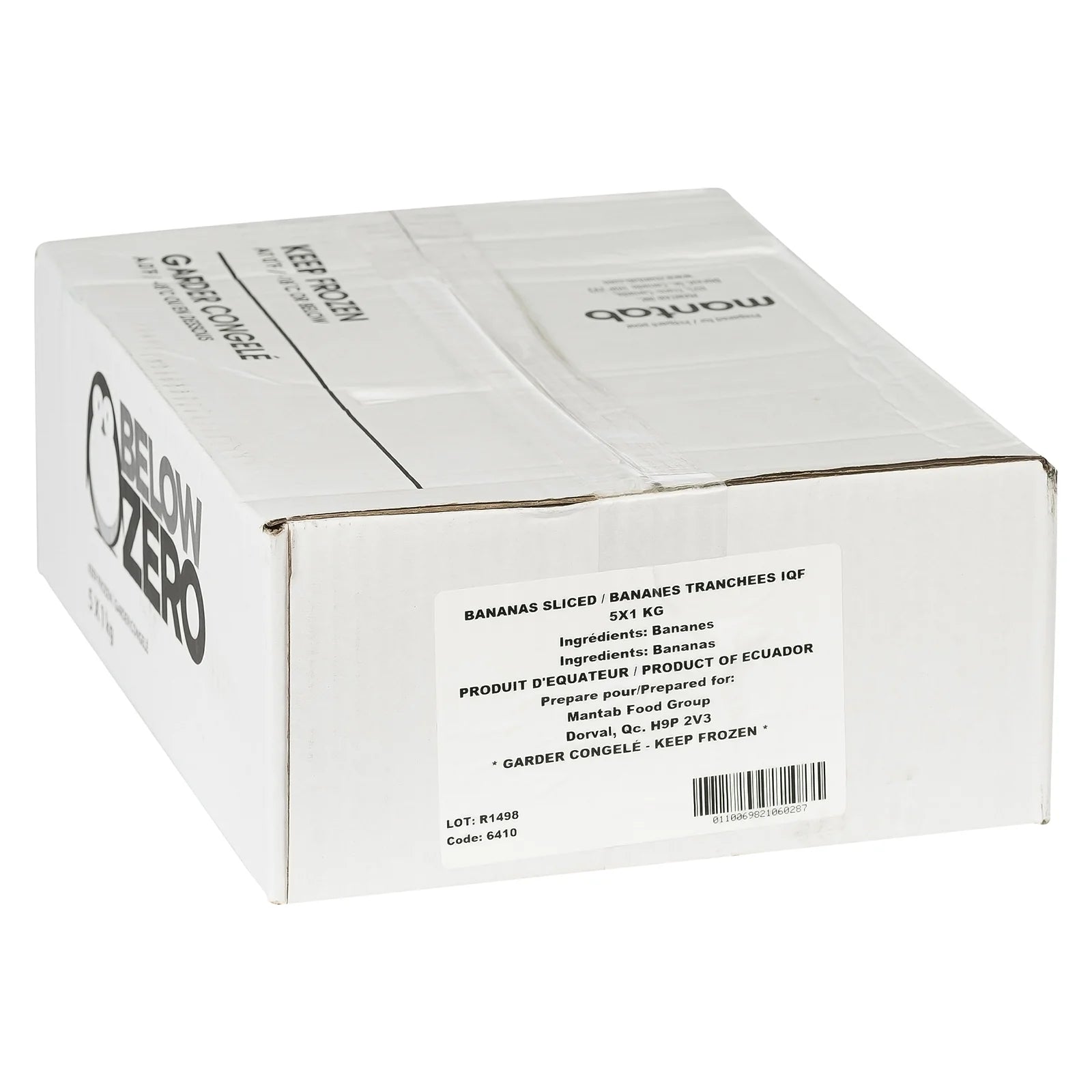 Below Zero - IQF Bananas Sliced