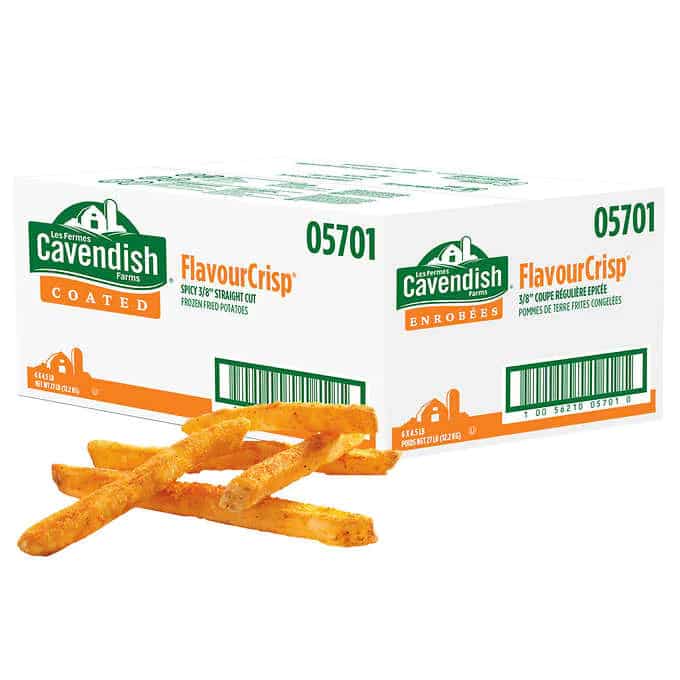 Cavendish - French Fries - Spicy - 3/8 - 05701