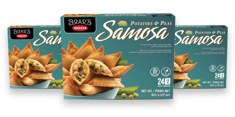 Brar's - Potatoes & Peas Samosa - 624g