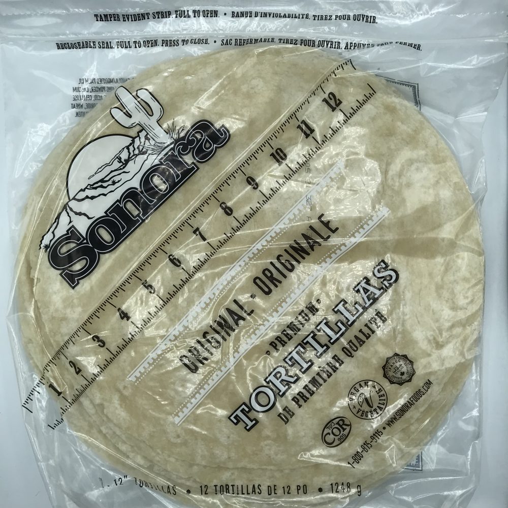 Sonora - Tortilla - 12"- Spinach - 221047