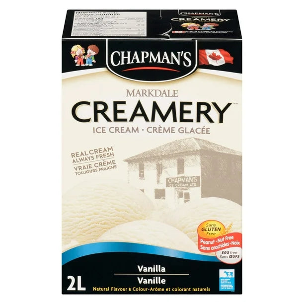 Chapman's - Ice cream - Vanilla - 2L