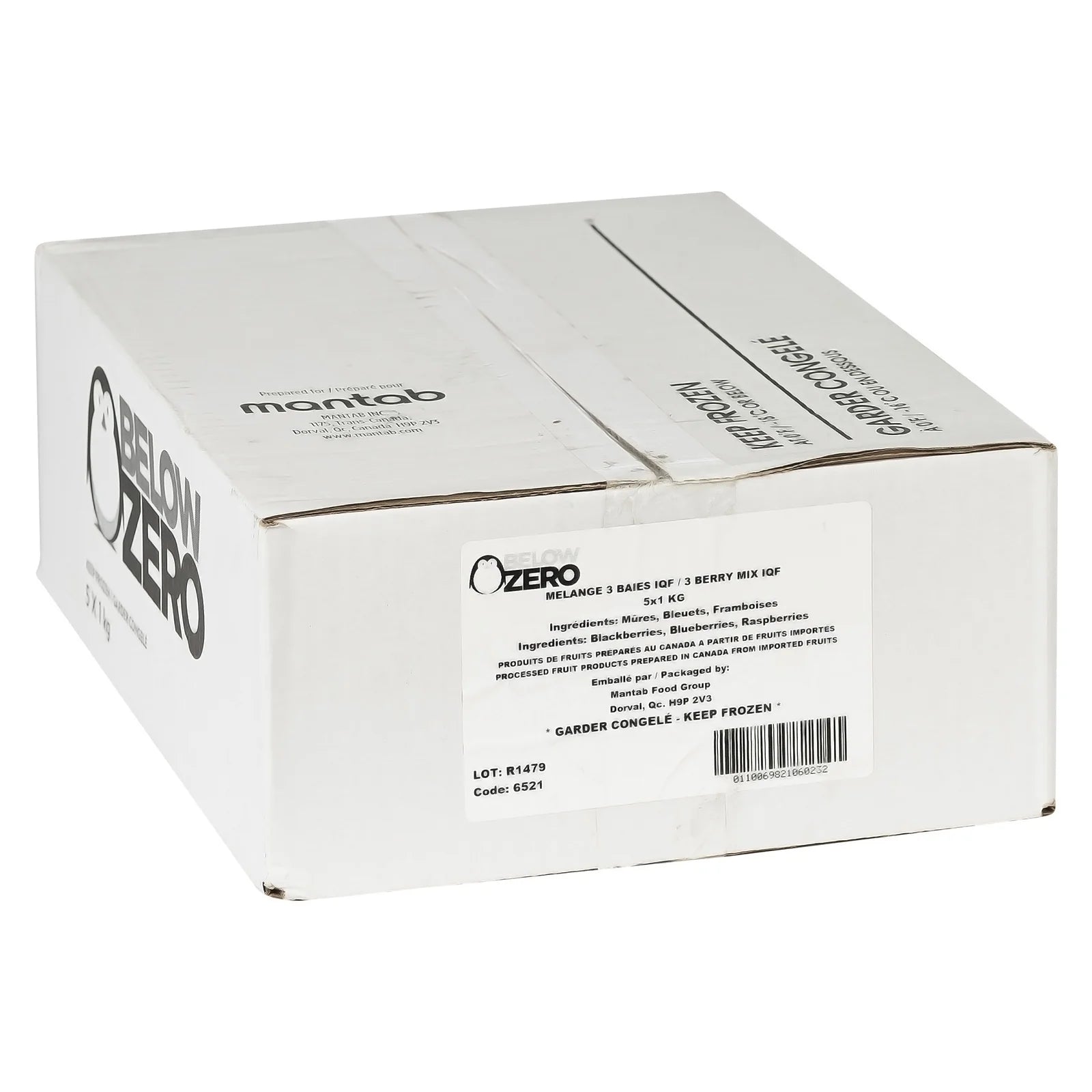 Below Zero - IQF Berry Mix - 1Kg