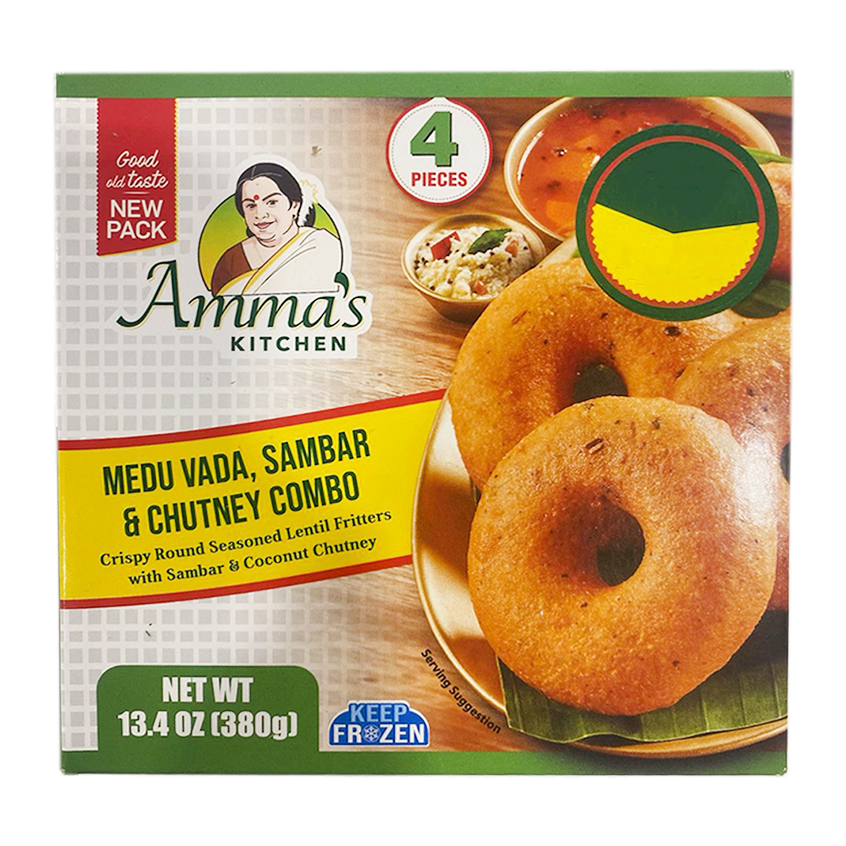 Amma's Kitchen - Meduvada Samabar Chutney - Combo - 380g