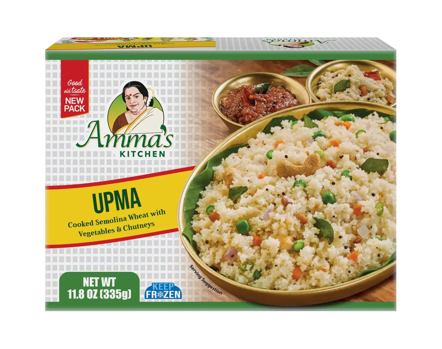 Amma's Kitchen - Upma w/ Chutney - 335g