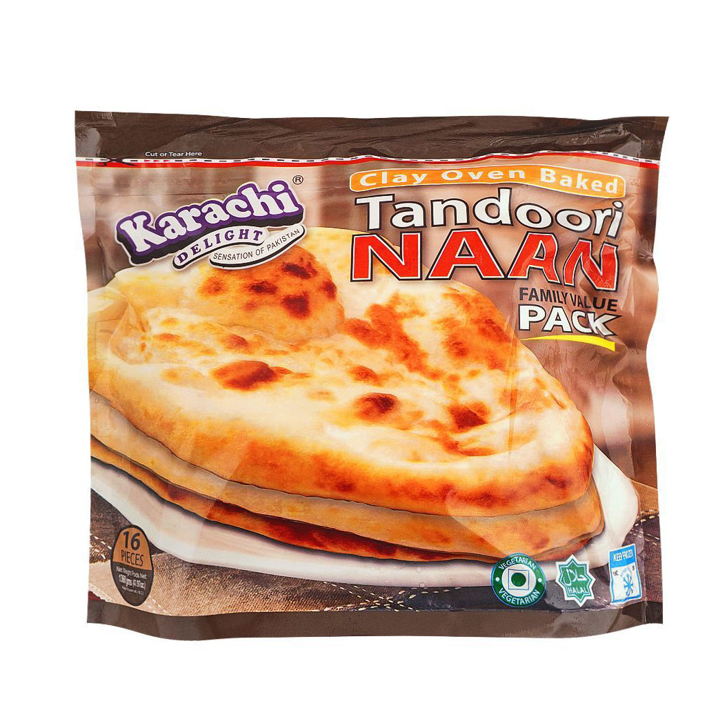 Karachi Delight - Tandoori Naan - 16pcs