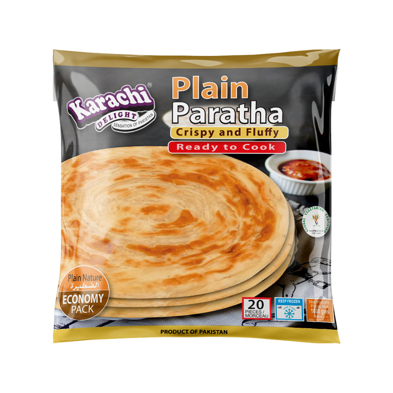 Karachi Delight - Plain Paratha - 20pcs