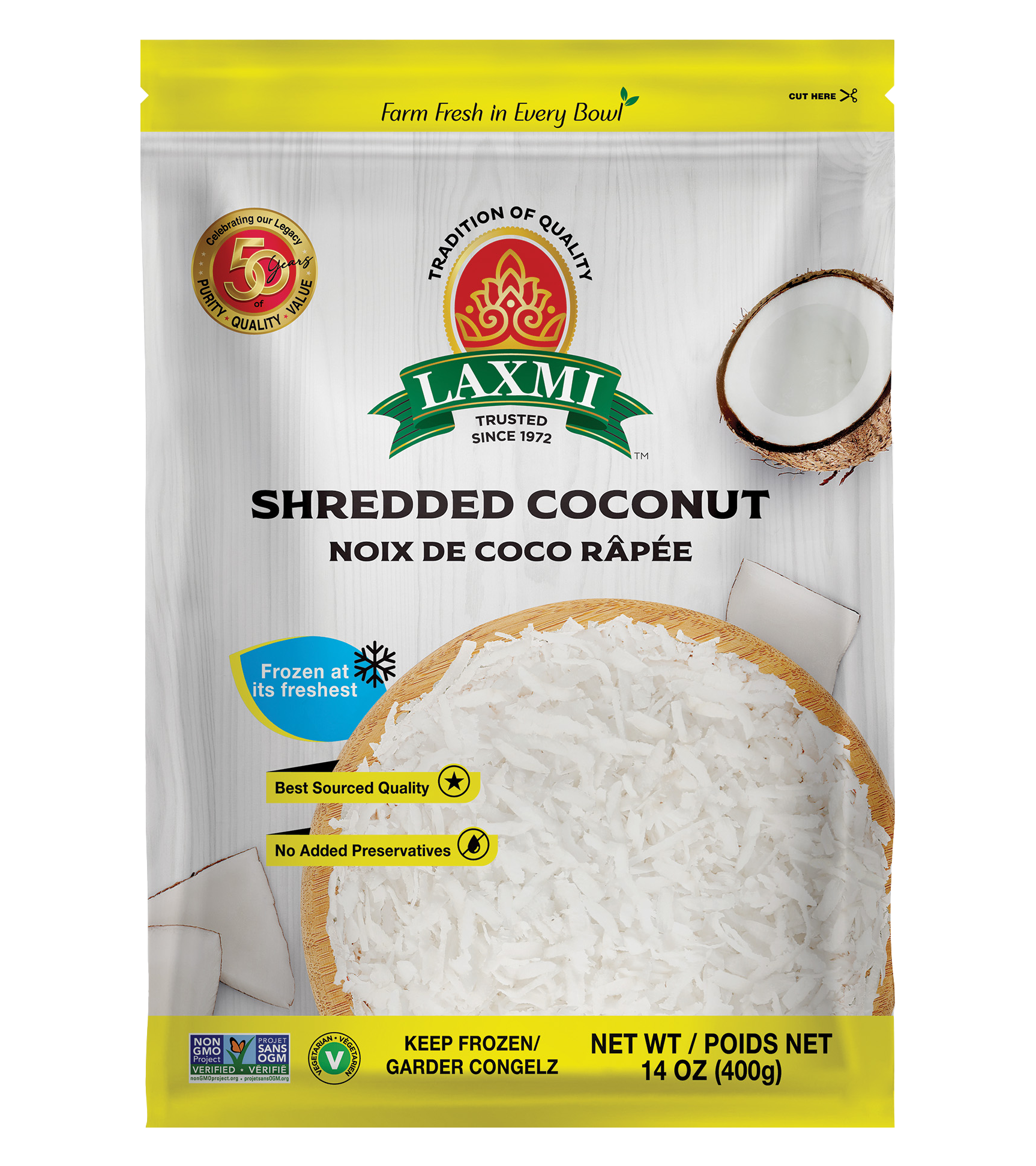 Laxmi - Shredded Coconut - 400g
