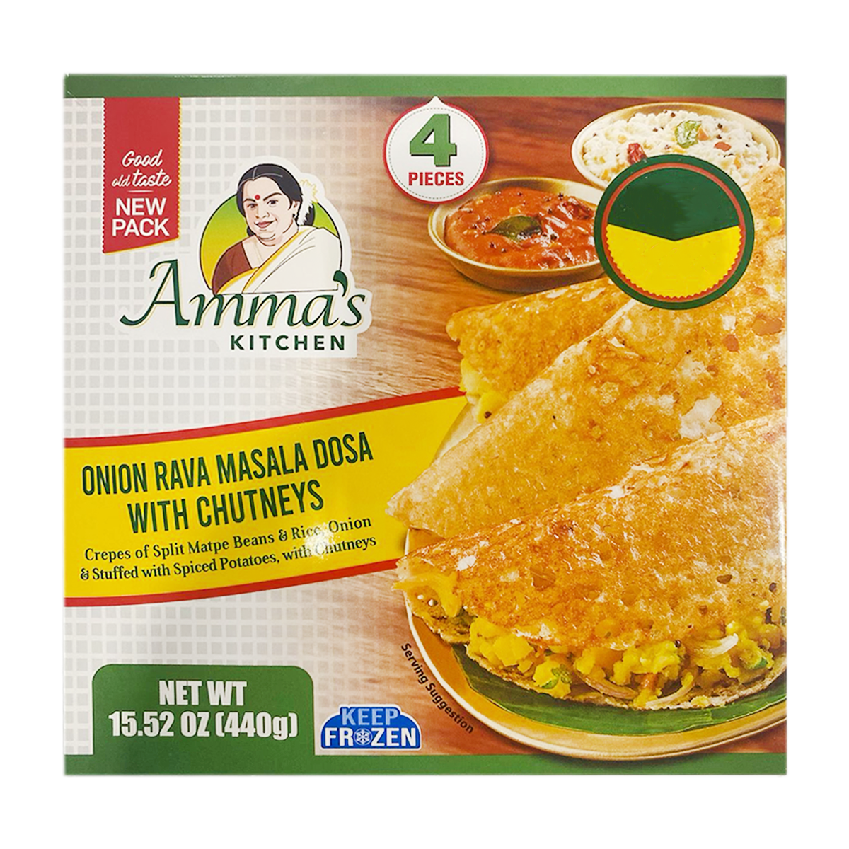 Amma's Kitchen - Masala Dosa W/ Chutney - 440g