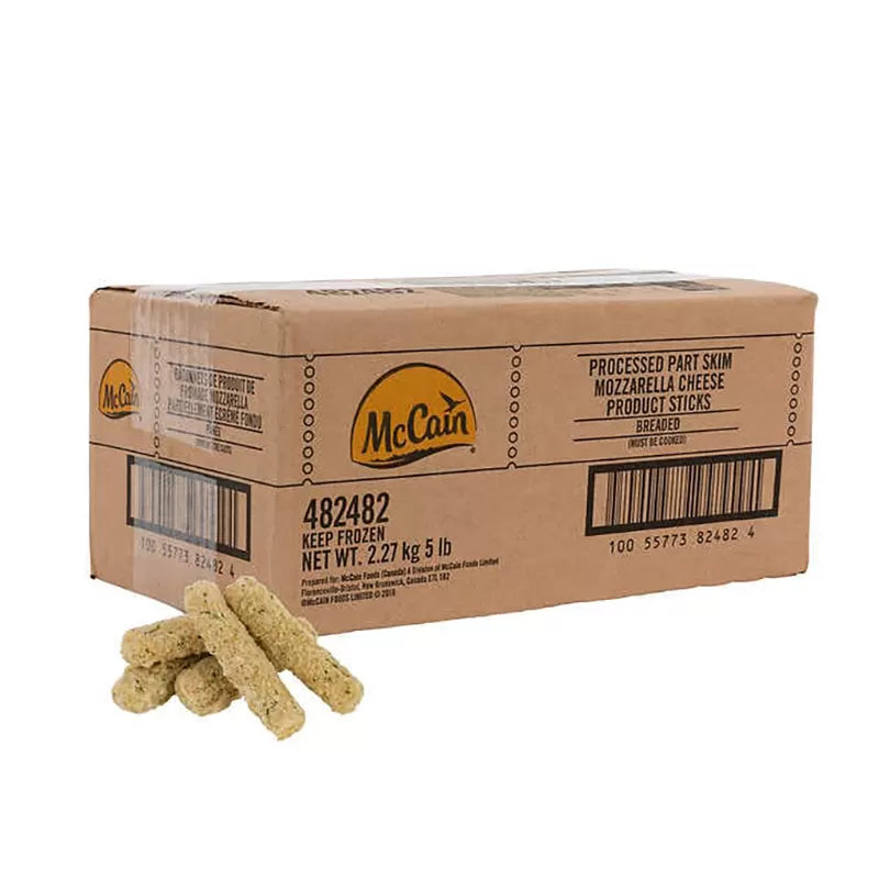 McCain - Battered Processed Part Skim Mozzarella Cheese Sticks - 5LB