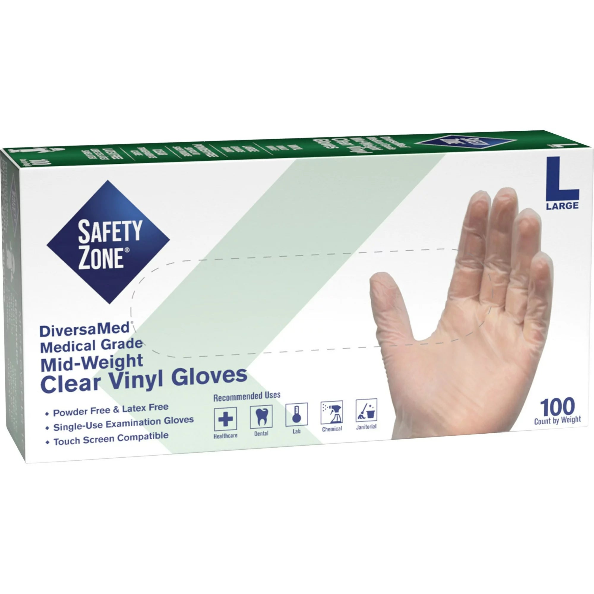 Gloves - Vinyl - Large