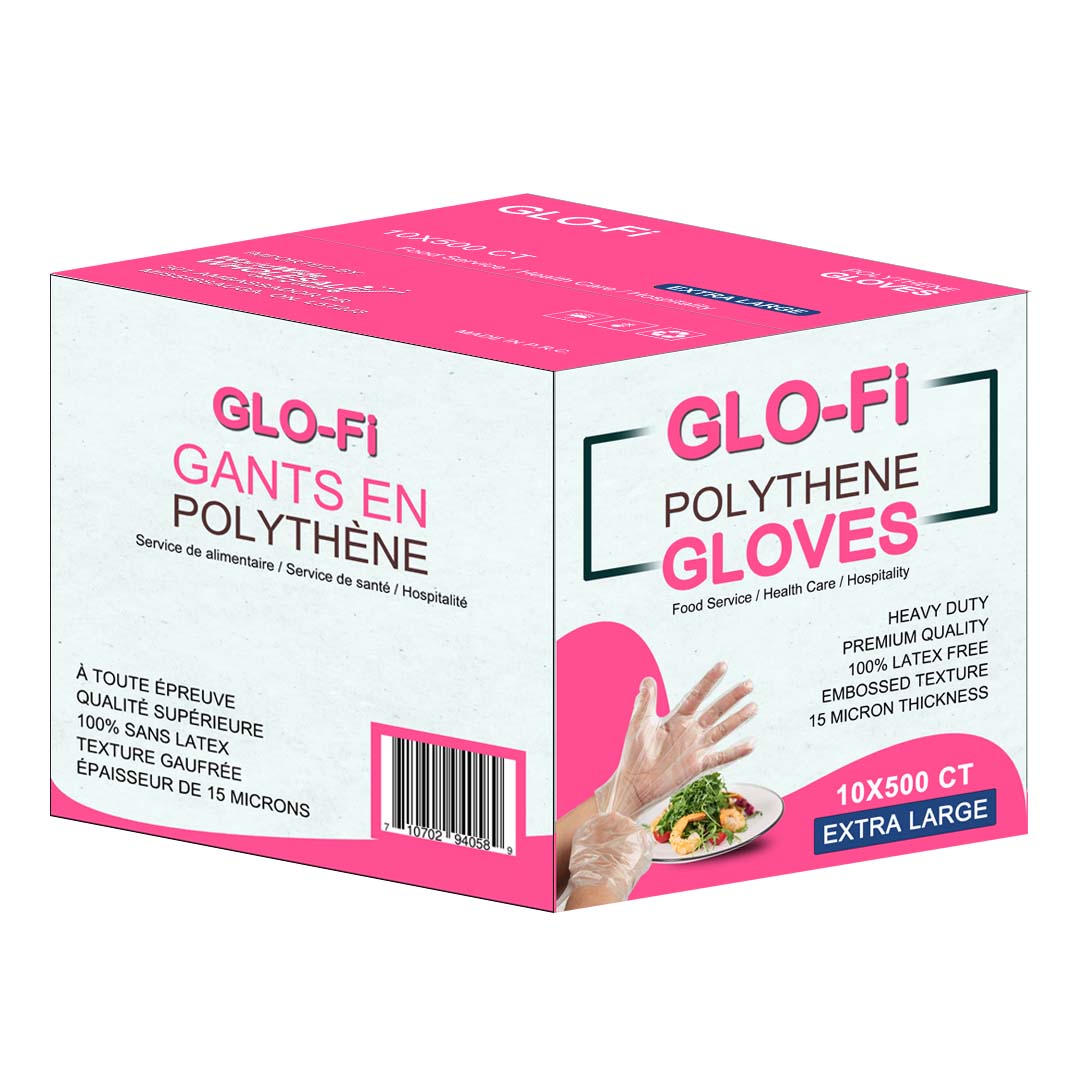 GLO-Fi - Gloves - Poly - X-Large